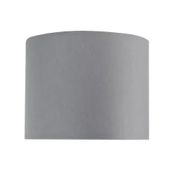 Abat-jour gris 18/18/14 avec intérieur blanc