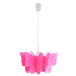 Abat-jour 'KIZI' rose D: 46 cm H: 22 cm