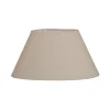 Abat-jour ovale lampes de table 'Causia' brun