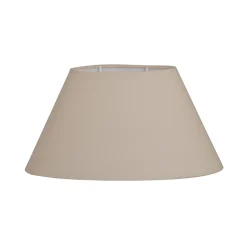Abat-jour ovale lampes de table 'Causia' brun