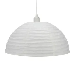 Abat-jour papier Anbus Ø38cm GoodHome Blanc