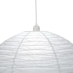 Abat-jour papier Anbus Ø58cm GoodHome Blanc