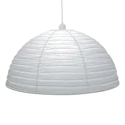 Abat-jour papier Anbus Ø58cm GoodHome Blanc