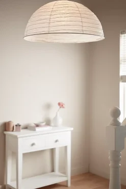 Abat-jour papier Anbus Ø58cm GoodHome Blanc