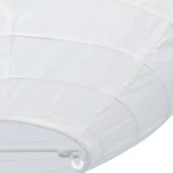 Abat-jour papier Raqis Ø58cm GoodHome Blanc