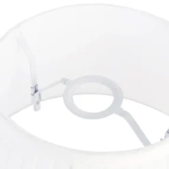 Abat-jour plissé blanc 35/20 cm