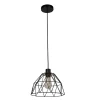 Abat-jour pour suspension en métal noir Ø28.5cm GoodHome Jacobin