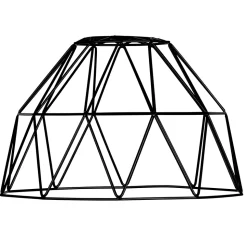 Abat-jour pour suspension en métal noir Ø28.5cm GoodHome Jacobin