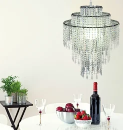 abat-jour pour suspension à manteau lisse 'Lina' d:32cm