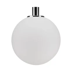 Abat-jour pour suspension sphère en verre opale Ø30cm URail 2Easy Alari Paulmann