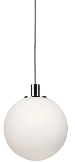 Abat-jour pour suspension sphère en verre opale Ø30cm URail 2Easy Alari Paulmann