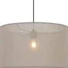 Abat-jour pour suspension en lin beige Ø48cm GoodHome Bluebill
