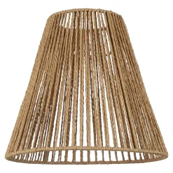 Abat-jour pour suspension rond en rotin Ø29.5cm GoodHome Florican