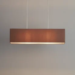 Abat-jour Riqq GoodHome marron Ø80 x H.20cm