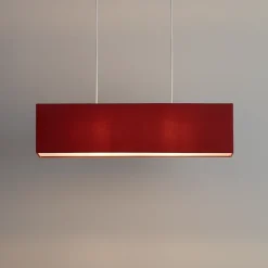 Abat-jour Riqq GoodHome rouge Ø80 x H.20cm