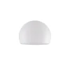 Abat-jour rond 30/22 opale blanc - Globe