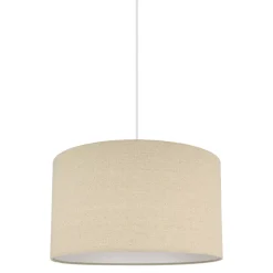Abat-jour rond beige Ø40cm GoodHome Kpezin