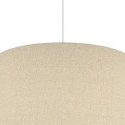 Abat-jour rond beige Ø40cm GoodHome Kpezin