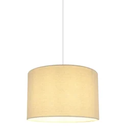 Abat-jour rond beige Ø30cm GoodHome Kpezin