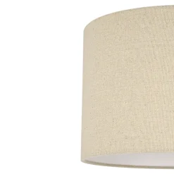 Abat-jour rond beige Ø30cm GoodHome Kpezin