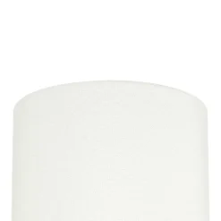 Abat-jour rond blanc Ø15cm GoodHome Kpezin