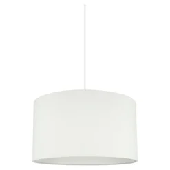 Abat-jour rond blanc Ø40cm GoodHome Kpezin