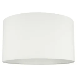 Abat-jour rond blanc Ø40cm GoodHome Kpezin