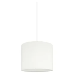 Abat-jour rond blanc Ø20cm GoodHome Kpezin
