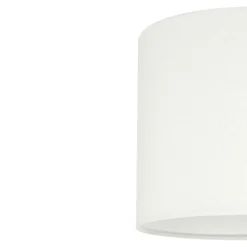 Abat-jour rond blanc Ø20cm GoodHome Kpezin