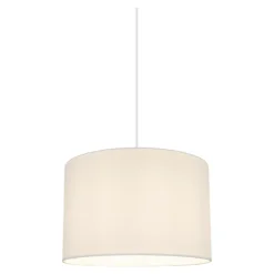 Abat-jour rond blanc Ø30cm GoodHome Kpezin