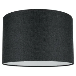 Abat-jour rond gris anthracite Ø30cm GoodHome Kpezin