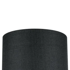 Abat-jour rond gris anthracite Ø30cm GoodHome Kpezin