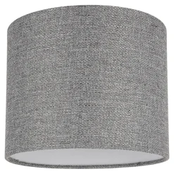 Abat-jour rond gris Ø15cm GoodHome Kpezin