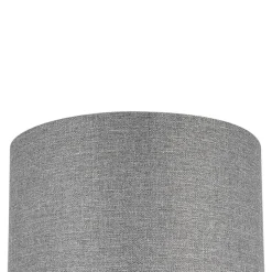 Abat-jour rond gris Ø30cm GoodHome Kpezin