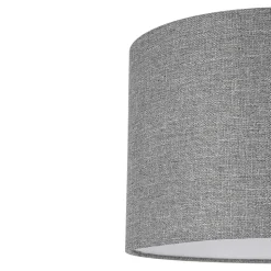Abat-jour rond gris Ø30cm GoodHome Kpezin