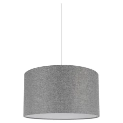 Abat-jour rond gris Ø40cm GoodHome Kpezin