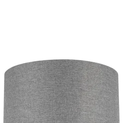 Abat-jour rond gris Ø40cm GoodHome Kpezin