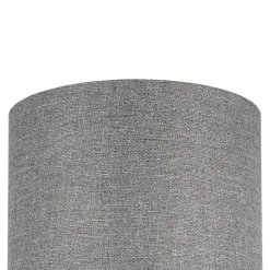 Abat-jour rond Kpezin gris Ø20cm GoodHome