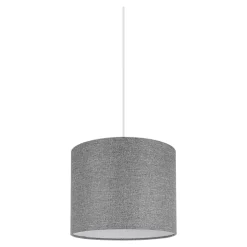 Abat-jour rond Kpezin gris Ø20cm GoodHome
