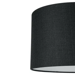 Abat-jour rond Kpezin gris anthracite Ø40cm GoodHome