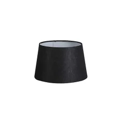 Abatjour rond schuin linnen - D 250 mm - Noir -