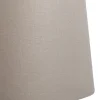 Abatjour rond schuin linnen - D 450 mm - Taupe -