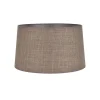 Abat-jour tambour marron khao Ø45cm Corep
