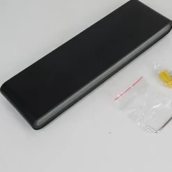 ALPINALUZ Aplique LED Exterior/Interior 20W 4000K IP54 Negro Aluminio Rectangular 300 mm, Luz Arriba y Abajo