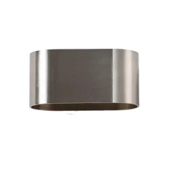 ALPINALUZ Applique Murale Intérieure Nickel Lumière Haut/Bas, Métallique, Douille G9