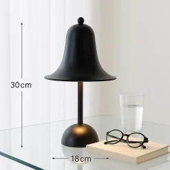 ALPINALUZ Lampe de Table en Métal Noir Mat 2xG9 Design Moderne et Élégant pour Chambre ou Bureau