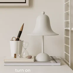 ALPINALUZ Lampe de Table en Métal Blanc Mat 2xG9 Design Moderne et Élégant pour Chambre ou Bureau