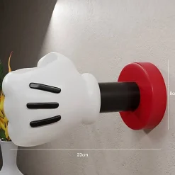 ALPINALUZ Lampe Murale Enfant E27 Design Amusant en Forme de Main Cartoon