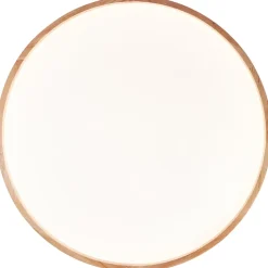 ALSON Plafonnier bois clair/blanc LED intégrée 32W métal/bois/plastique ampoule incluse