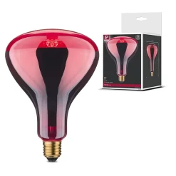 Ampoule à incandescence Infrarouge E27 230V 100lm 150W 1000K gradable Rouge